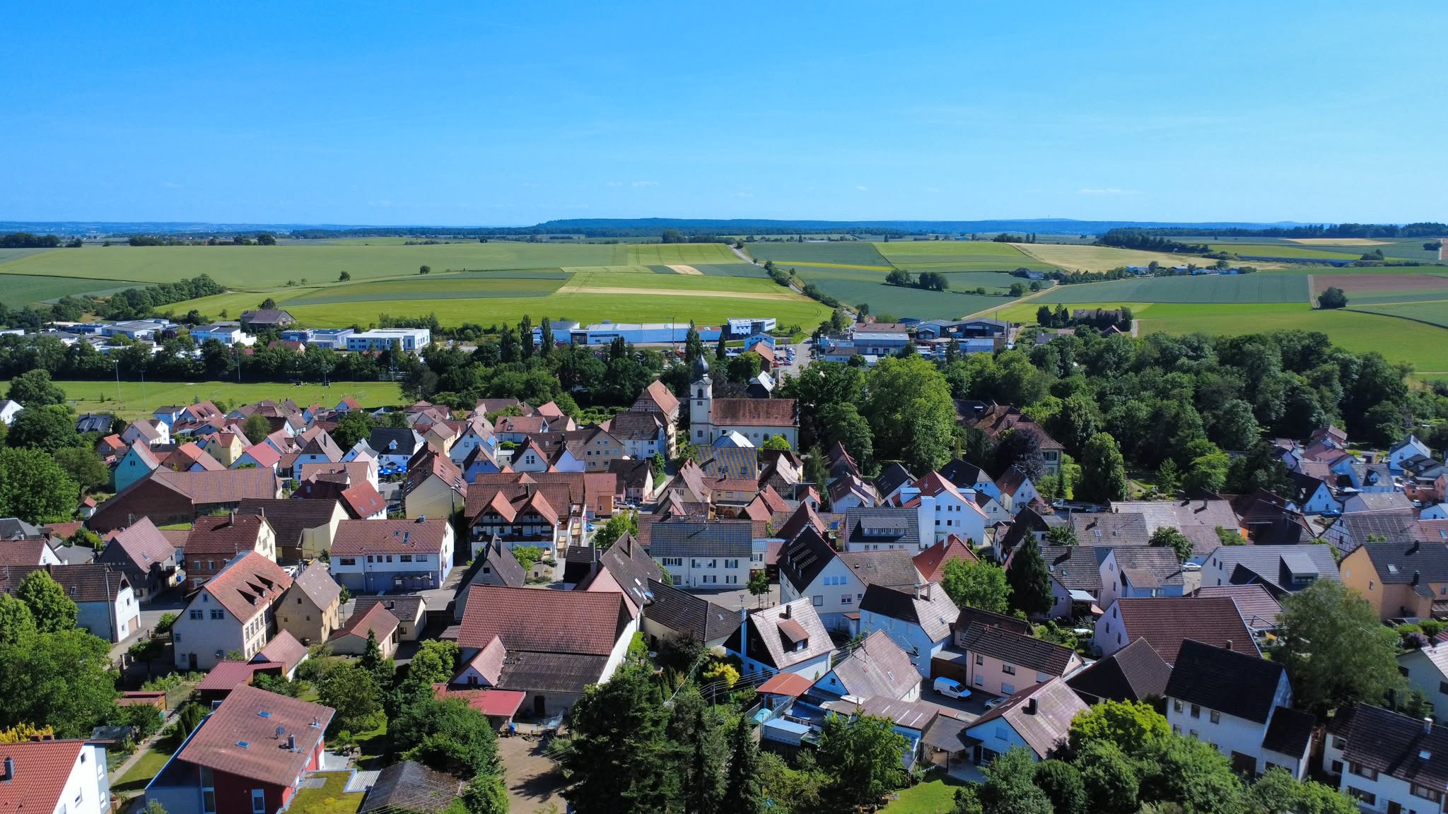 Bonfeld Luftaufnahme