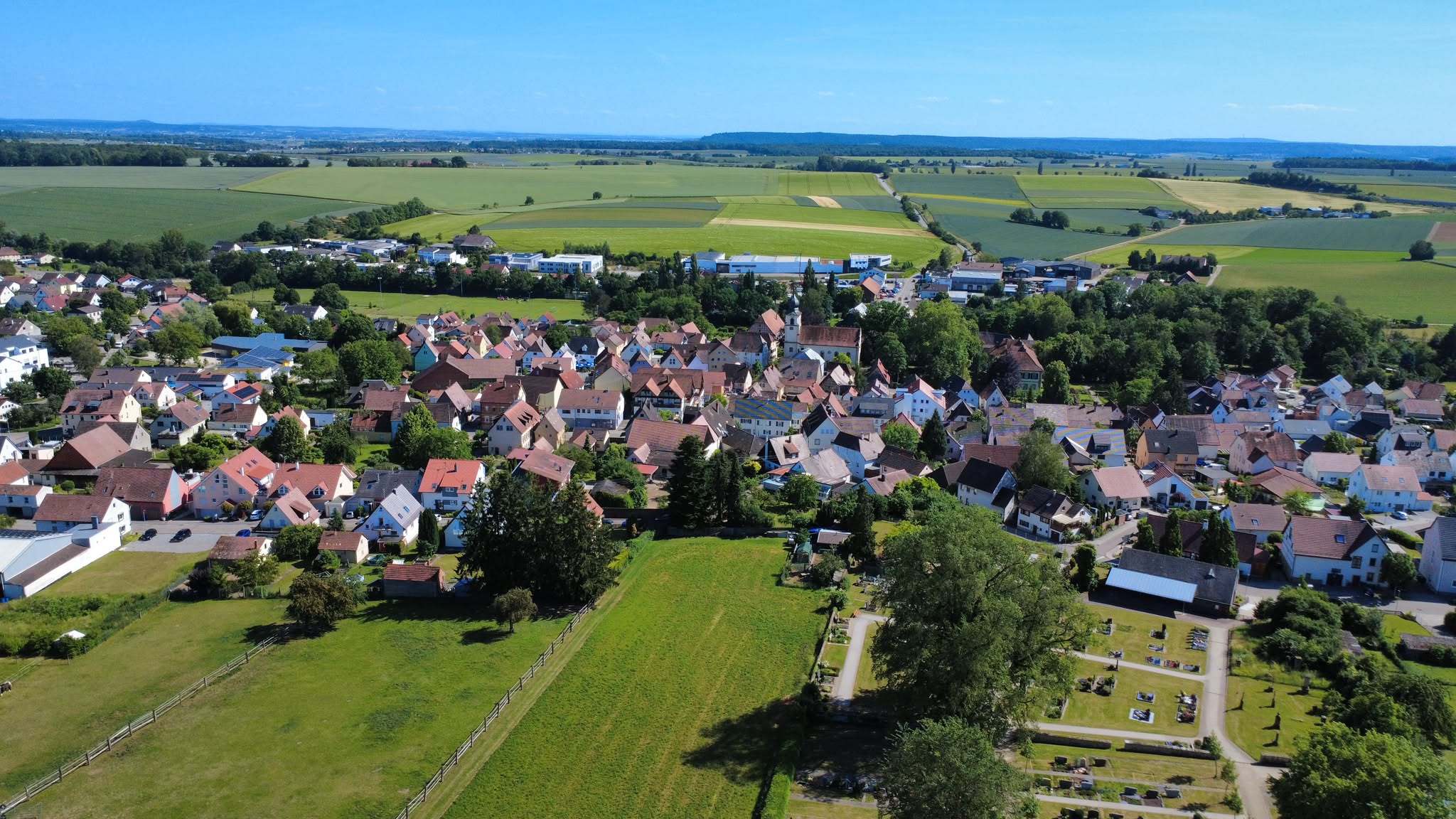 Bonfeld von oben